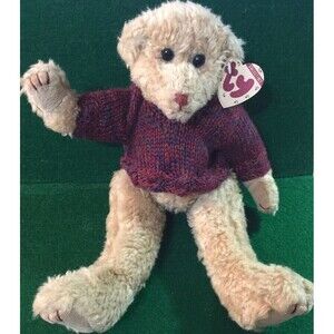TY ATTIC TREASURE "TYLER" Teddy Bear #6002 5th Generation Swing Tag MWMT Retired